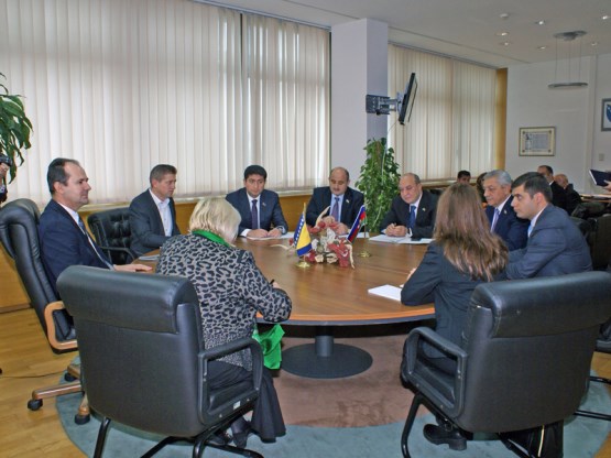 Предсједавајући Дома народа Сафет Софтић разговарао са делегацијом Парламента Азербејџана